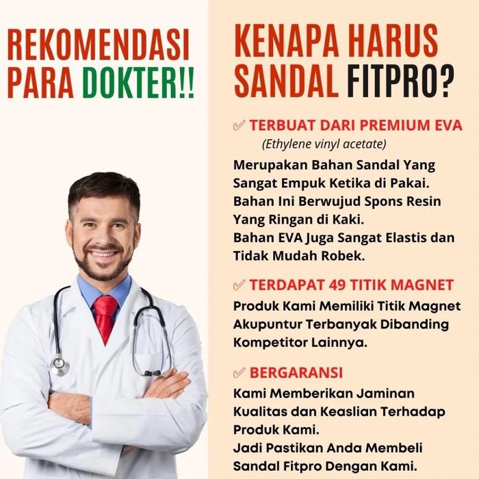 Sandal Fitpro Sandal Fit Fro Sandal Kesehatan Sandal Akupuntur Sandal Rematik Sandal Refleksi Origin