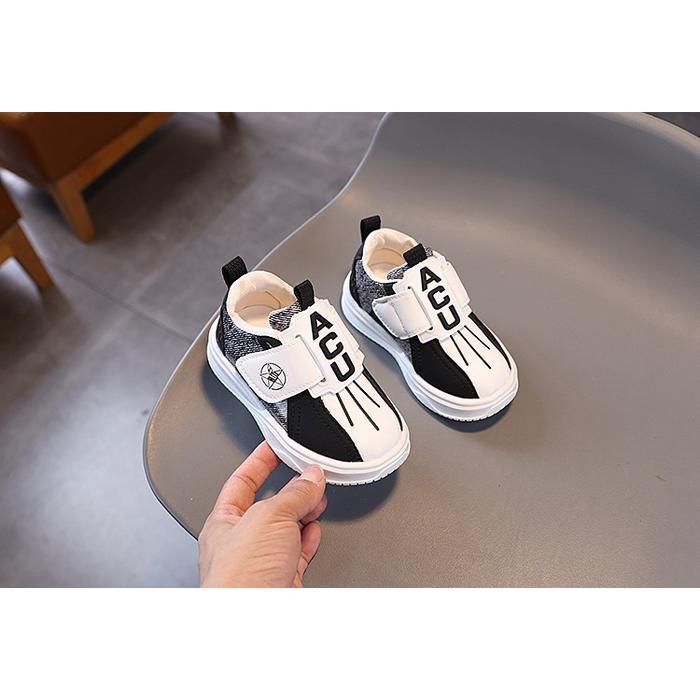 Sepatu Sneakers Anak Laki Laki Import Sneaker Anak Balita Impor Sepatu Anak Cowok Motif Garis Garis 