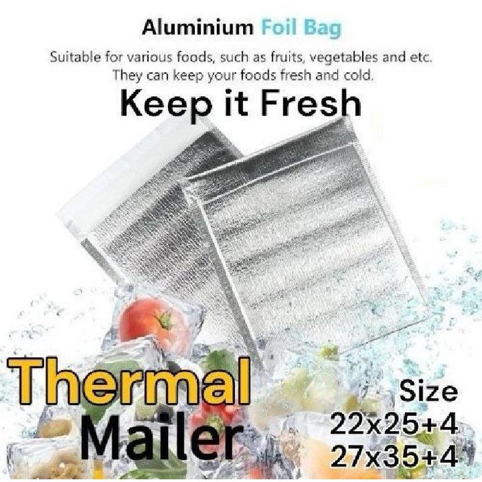 AMPLOP THERMAL AMPLOP ALUMINIUM FOIL SIZE BESAR INSULATED MAILERS