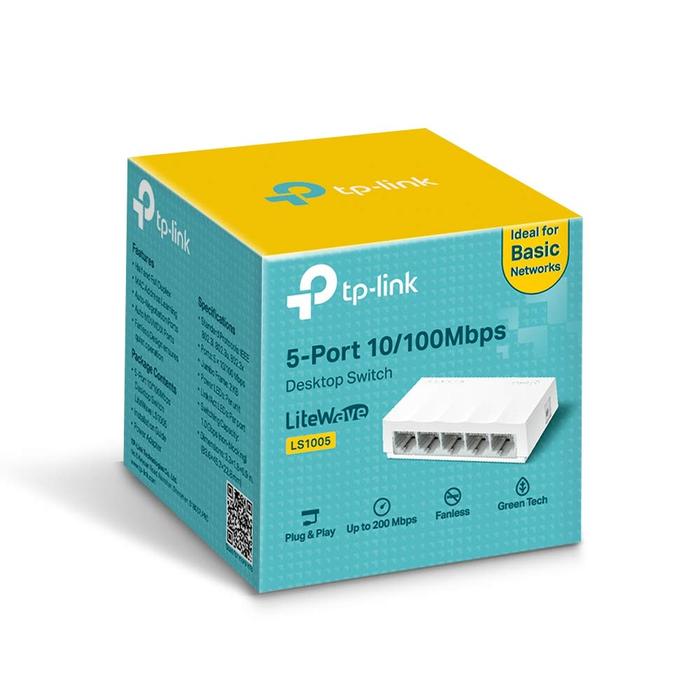TP-Link LS1005 5-Port 10/100Mbps Desktop Switch HUB Switch HUB 5 Port TP LINK LAN HUB 5 Port TPLINK