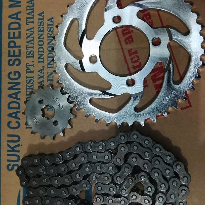 GEAR SET/GEAR PAKET SUPRA X/SUPRA FIT WIN PRODUK BAGUS