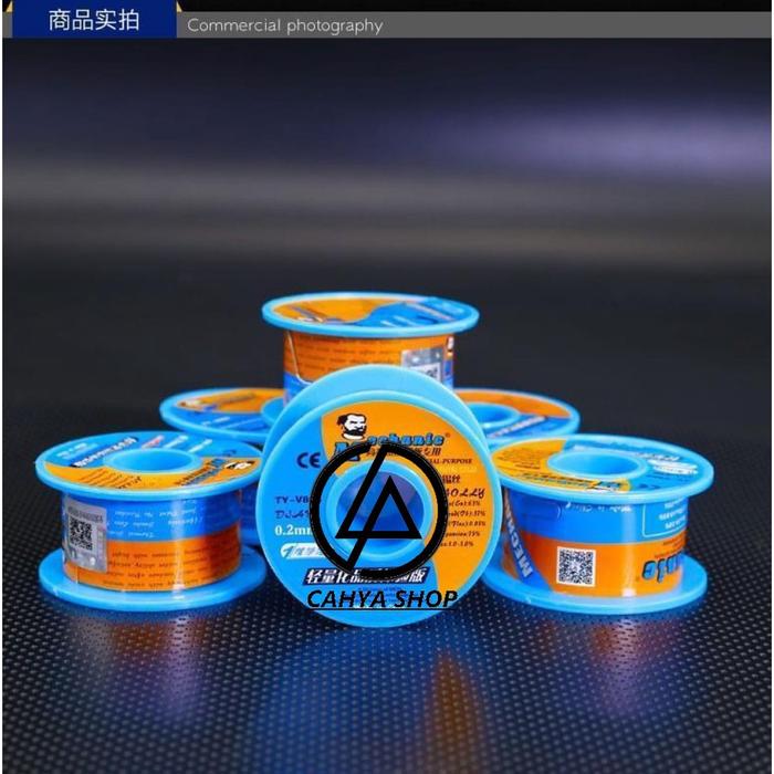 MECHANIC TIMAH GULUNG / TIMAH SOLDER / KAWAT SOLDER (TY-V866) 0.2 0.3 0.4 0.5 0.6 0.8 1.0 ORIGINAL