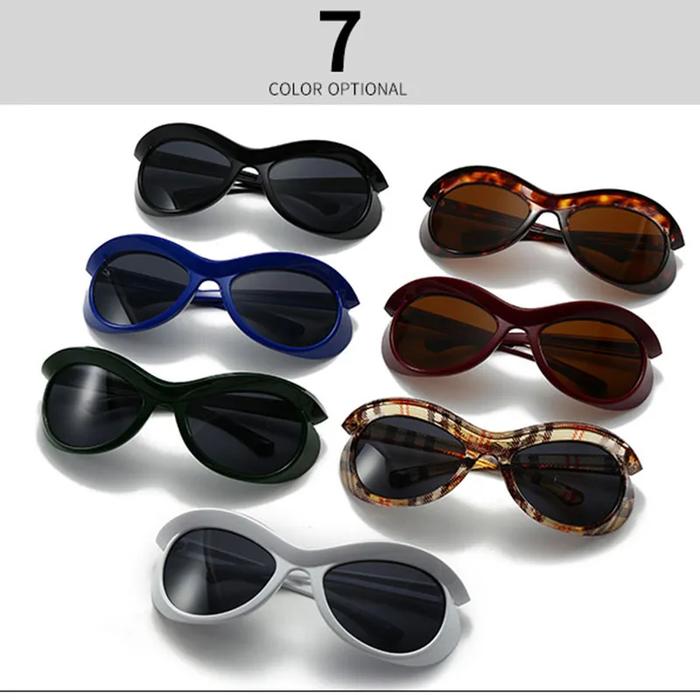 Y2K Vintage Owl Heterotypic Sunglasses Women For Men 2025 Sun Glasses Punk Popular Luxury Brand Desi