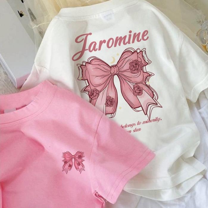 4.17/LANTANA/Kaos Anak Perempuan Import Korea 2-12 Tahun β’ T-Shirt Cotton Atasan Anak Umur 11 Tahun