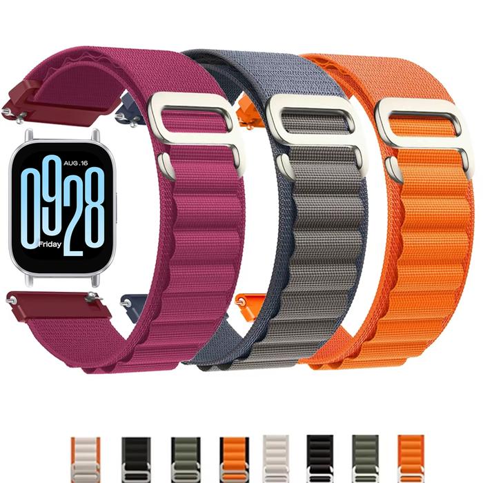 Alpine Loop For Samsung Samsung Galaxy Watch 7/FE/6/5Pro/4 Classic/Xiaomi Watch S4 Nylon bracelet Re