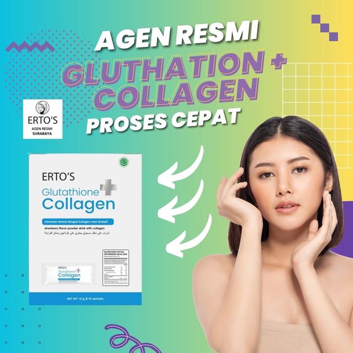 ORI ERTOS GLUTHATIONE COLLAGEN DRINK MINUMAN KECANTIKAN