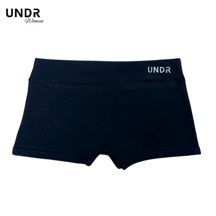 UNDR Boxer Wanita Celana Dalam Dalaman Perempuan Boy Short Katun Pure Cotton CD Kolor Kotak Bokser C