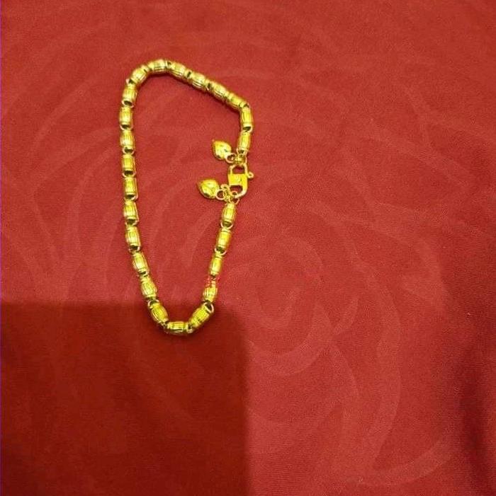 Gelang Bambu gentong setara 1 suku lapis mas 24