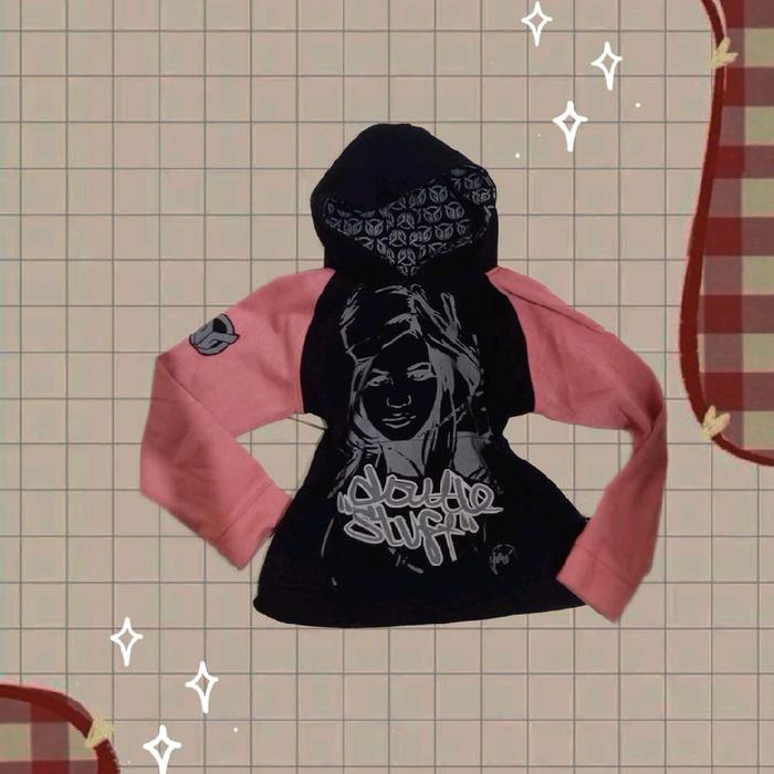 Preloved/thrift hoodie wanita atasan lucu