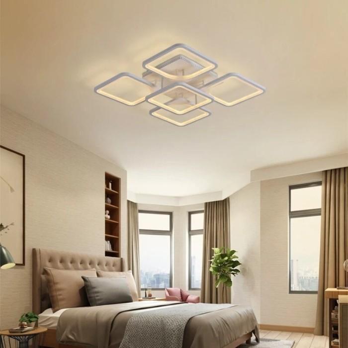 Lampu Hias Plafon Atap Rumah LED Modern Minimalis Dimmable Remot