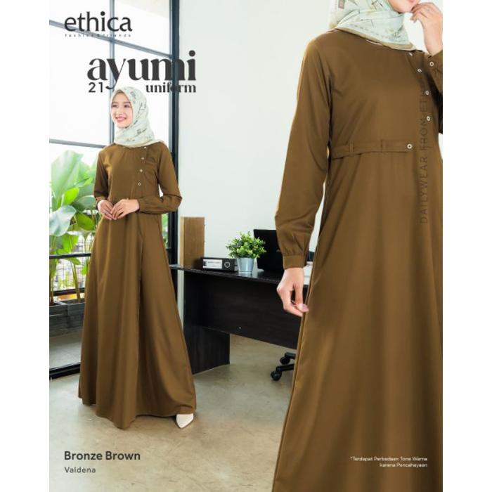 New!!! Ethica Dress Uniform 23 / Kahfi Uniform 01 / Baju Asn Gamis Asn / Baju Keki Guru / Gamis Ethi
