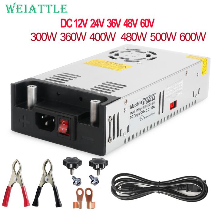 Switching Power Supply SMPS AC 110V 220V To DC 12V 24V 36V 48V 60V