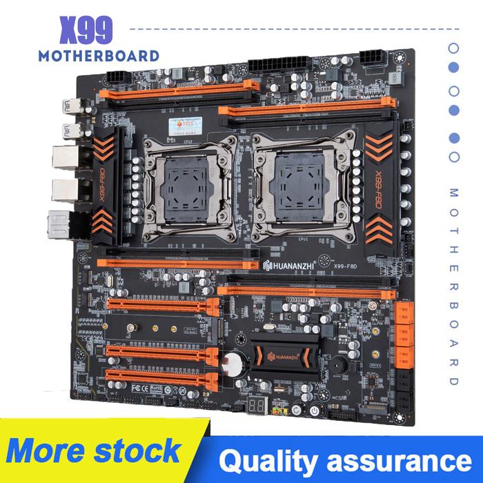 HUANANZHI X99 F8D Motherboard Intel Dual CPU X99 LGA 2011-3 E5 V3