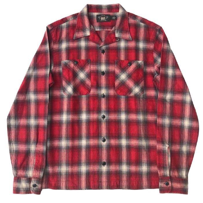 Double RL Lop Collar Flannel Shirt (Iron Heart,  Pherrows, Studio dartisan, Momotaro, Flat Head,  Su