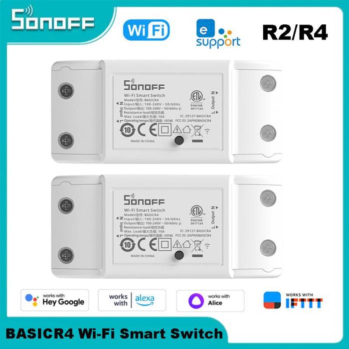 SONOFF Basic R2/R4 WiFi Wireless Switch DIY Interruptor Smart Switch