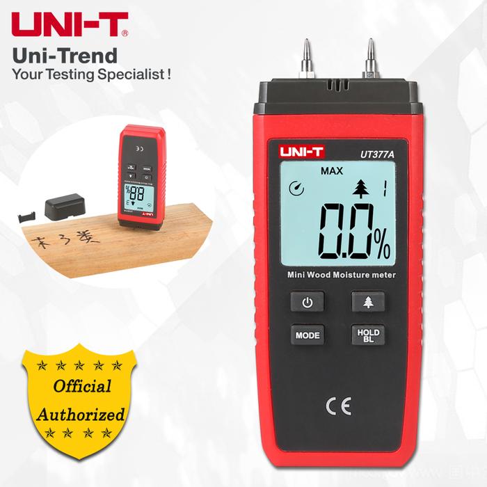 UNI-T UT377A Wood Moisture Meter; wood moisture meter, Low battery