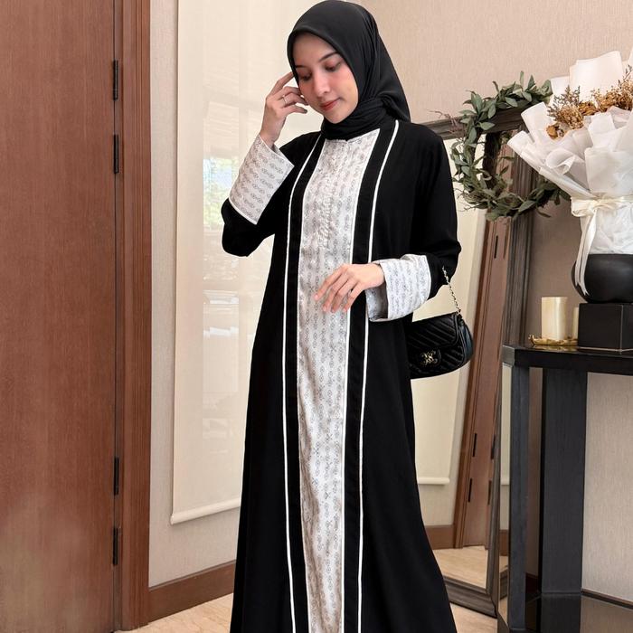 Kazanaa.id - Arsy Dress cantik simple elegant busui friendly