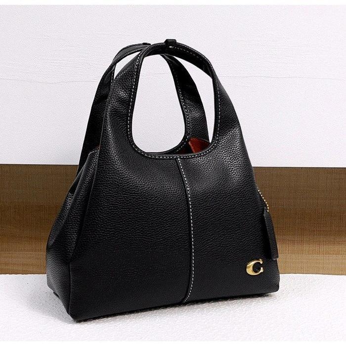 Tas Coach CM545 Lana 23 in Black Polished Pebble Leather