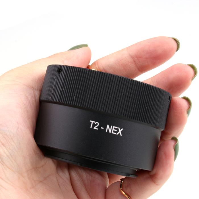 T2-NEX Tele Cermin Ring Adaptor Lensa untuk Sony NEX E-Mount Kamera