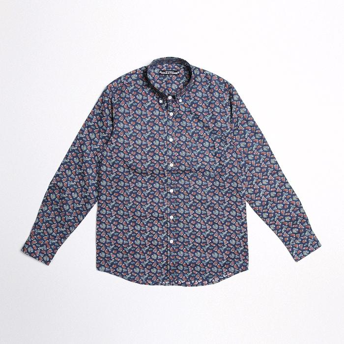 Kemeja pria batik paisley lengan panjang | HOAXTONE | Lsp02
