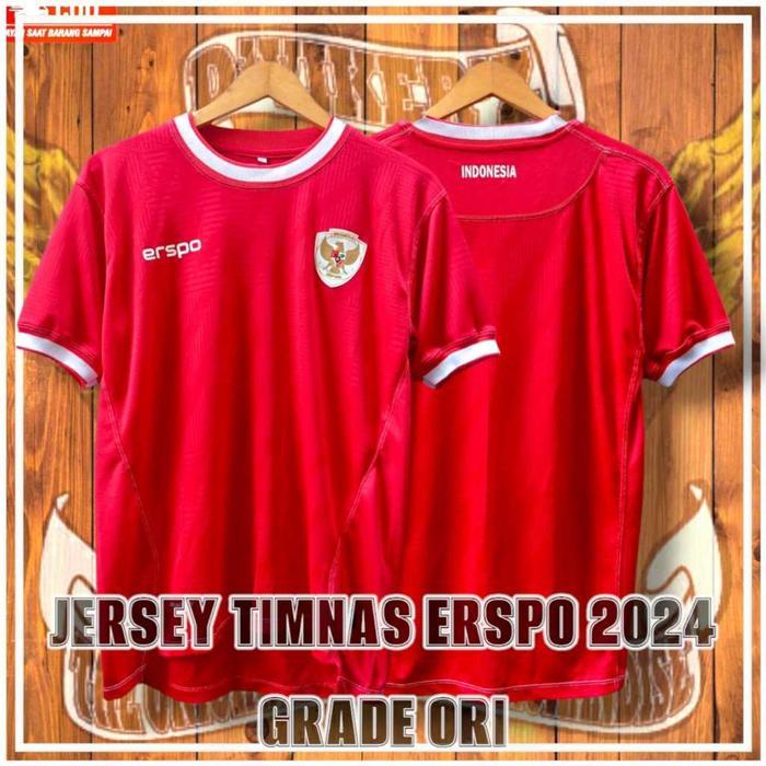 PREMIUM FLASE SALE Jersey timnas erspo 2025 full patch PILDUN GO logo timbul Sport