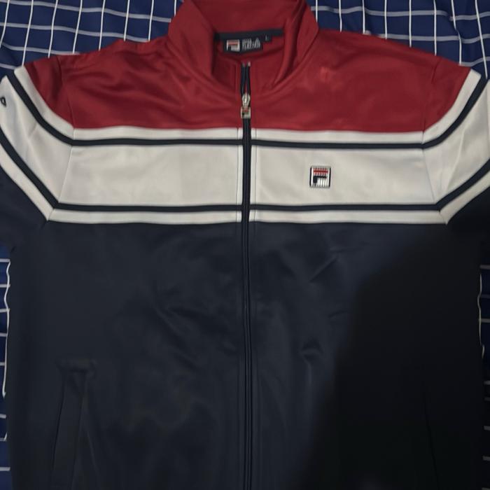Jaket Fila Tracktop Merah Putih Biru