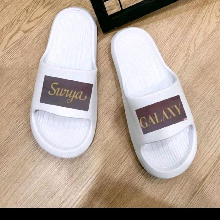 sendal slop logo surya galasi