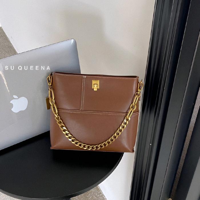 yen's garage Tas Handbag Shoulder Selempang Premium Fashion Wanita #RY-8007 Su Queena (SQ) Kulit PU 