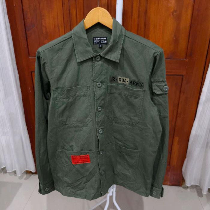 chore jaket army military izzue