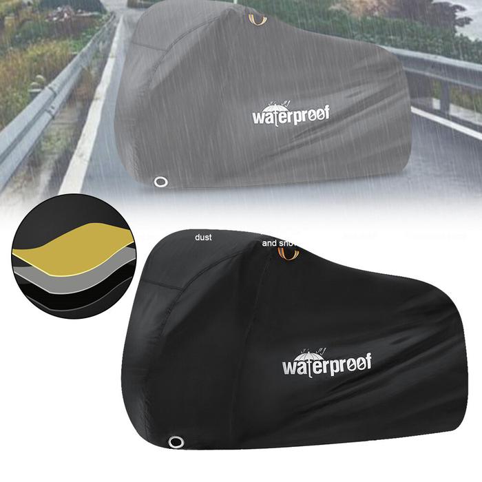 Penutup Sepeda Motor, Pelindung UV Anti Air Tugas Berat 210T Kain