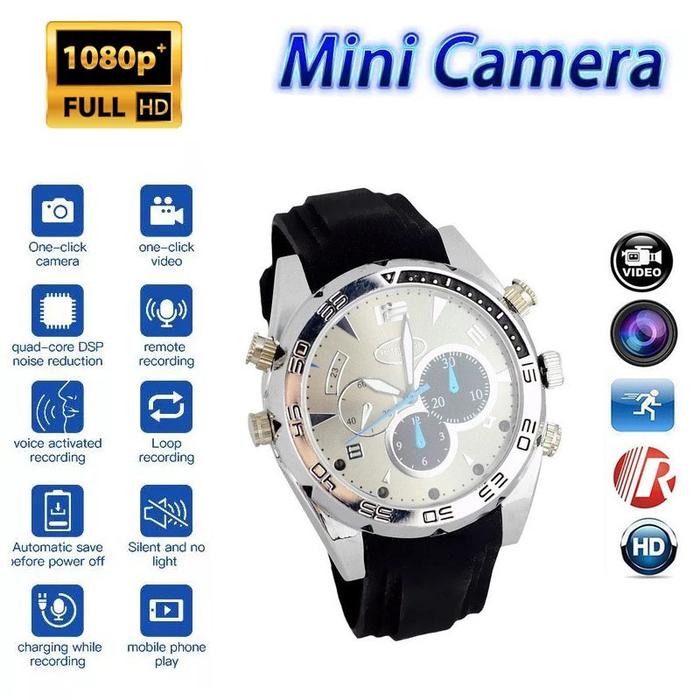 Watch Camera Mini Action DVR Body Video Recorder Invisible Espion