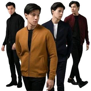 jaket sweater comfy pria  Wanita bahan diamond premium dari toko nais.id Distro Blazer Casual Zipper