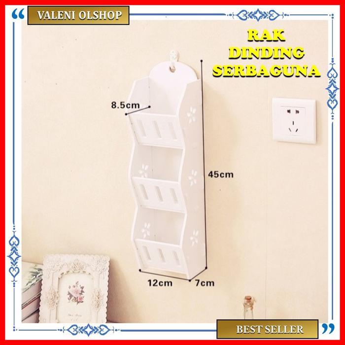 Rak Shabby/Rak Dinding Serbaguna/Rak Kosmetik Remot Buku Serbaguna