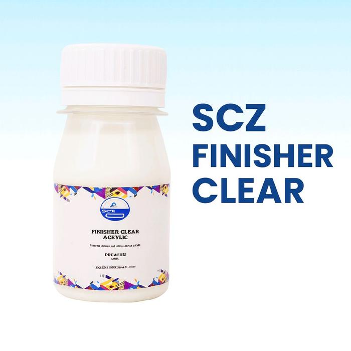 SCZ FINISHER CLEAR Pelapis cat sepatu berbahan kulit
