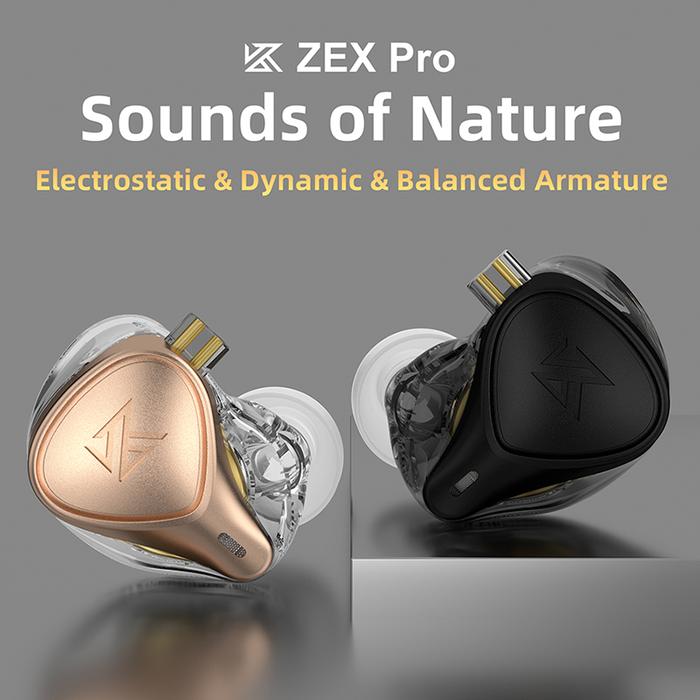 KZ x Crinacle CRN(ZEX Pro)Headset Hybrid Technology&Electrostatic
