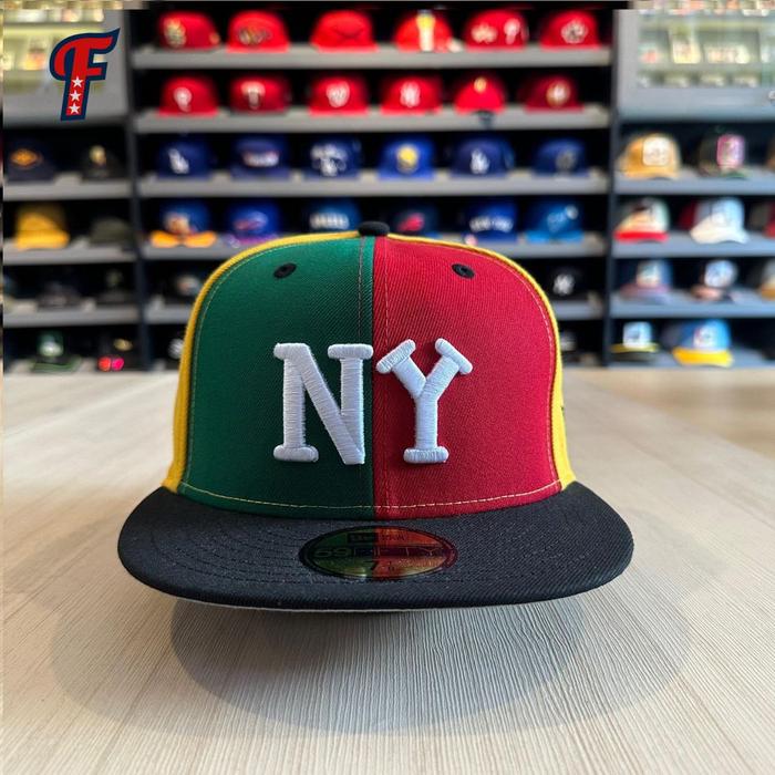 Topi New Era New York Black Yankkes Bob Marley Jamaica Colorway 59FIFTY Fitted Hat Original