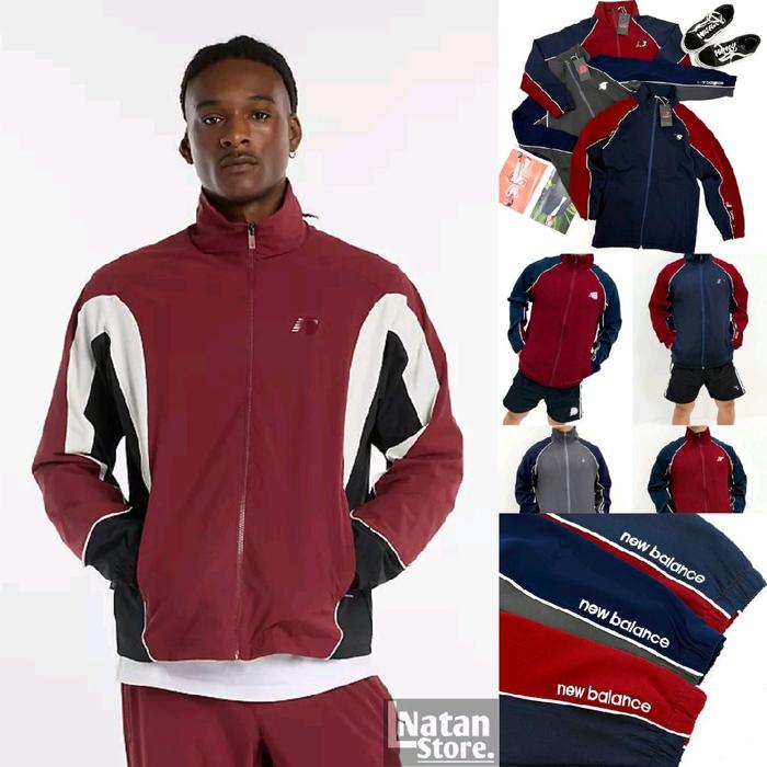 Jaket NB Brushed Long Striped Basic Full Label & Tag / Jaket Pria / Jaket Pria Berkualitas / Jaket P