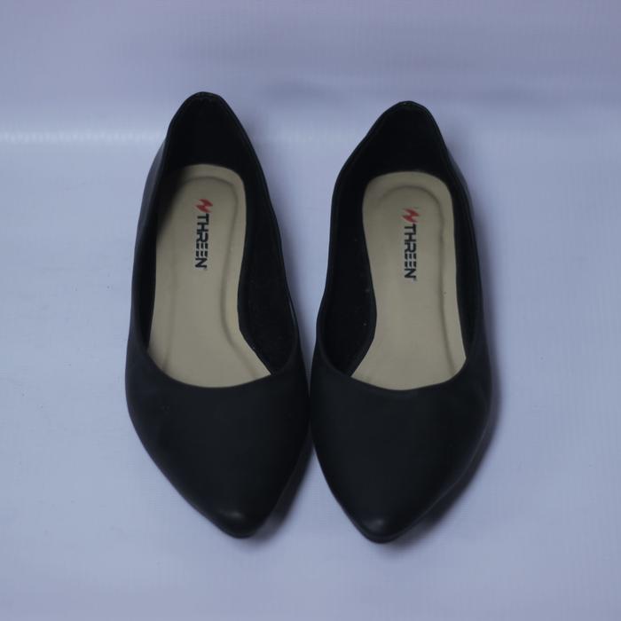 THREEN | Balerina Series 3N-780 Sandal High Heels Wanita 3cm Flat shoes Wanita Trendi antiselip kore