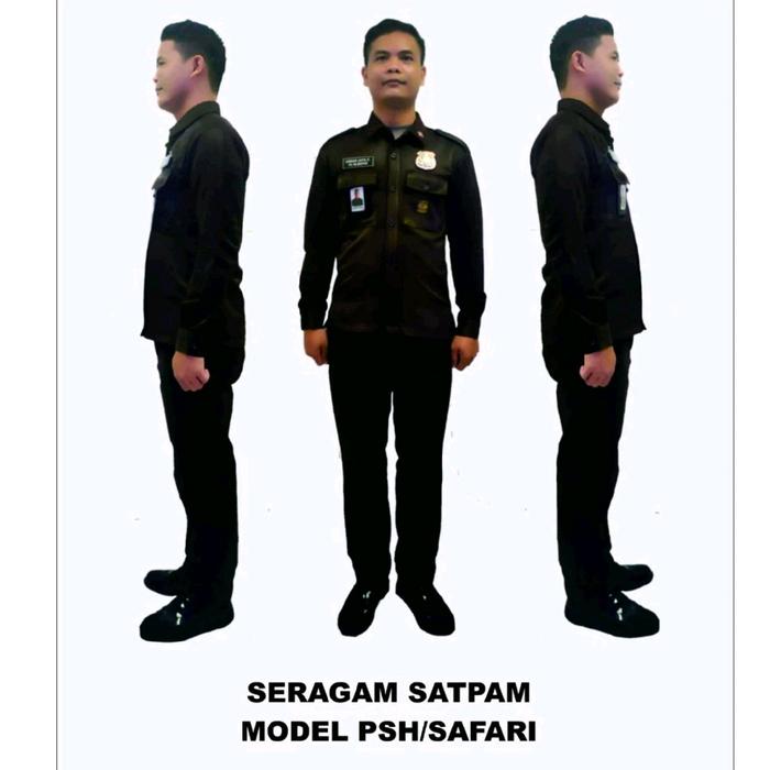 SERAGAM SAFARI SECURITY COKLAT