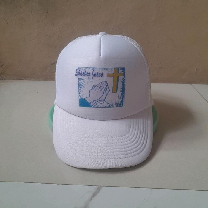 TOPI JARING COBRA JESUS KRON TINGGI VINTAGE