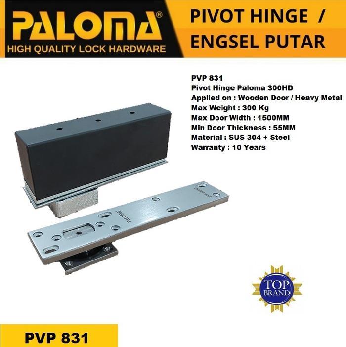 engsel pivot PALOMA PVP 831  engsel putar engsel pintu dua arah bukaan pintu