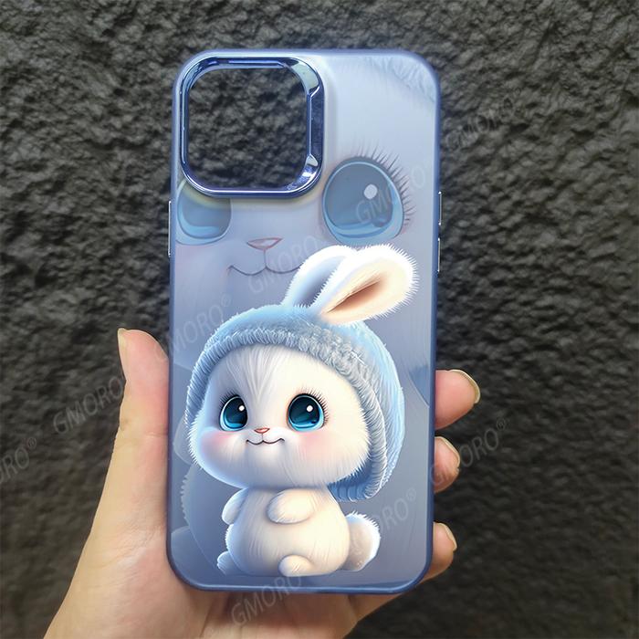 Casing Iphone motif Kelinci Lucu