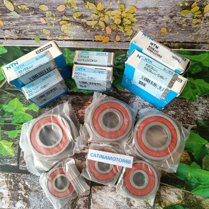 BEARING SET GEARBOX RASIO MIO M3 MIO S MIO Z FINO 125 XRIDE 125 MIO SOUL GT125 6201 6301(2) 62/22 62