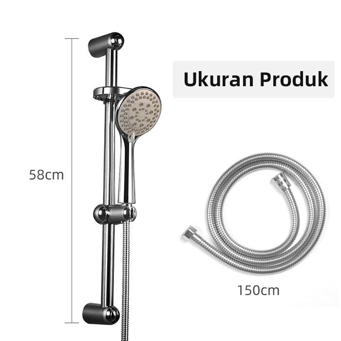 Gm Bear Shower Mandi Full Set 1039 - Shower Tiang Head Set