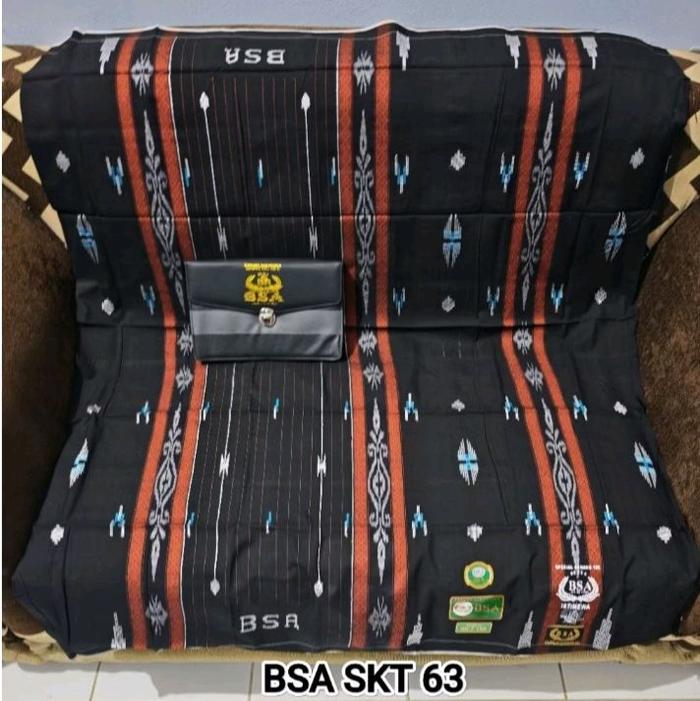 SARUNG BSA MOTIF SKT BAHAN MESRES TERBARU ASLI FULL SONGKET Lembut Nyaman Dewasa