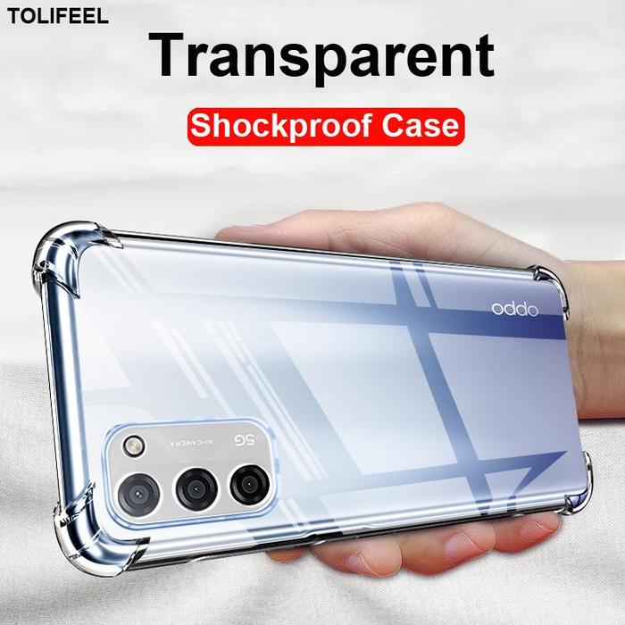 Shockproof Airbag Case For OPPO A15 A16 A36 A54 A55 A52 A72 A92 A74
