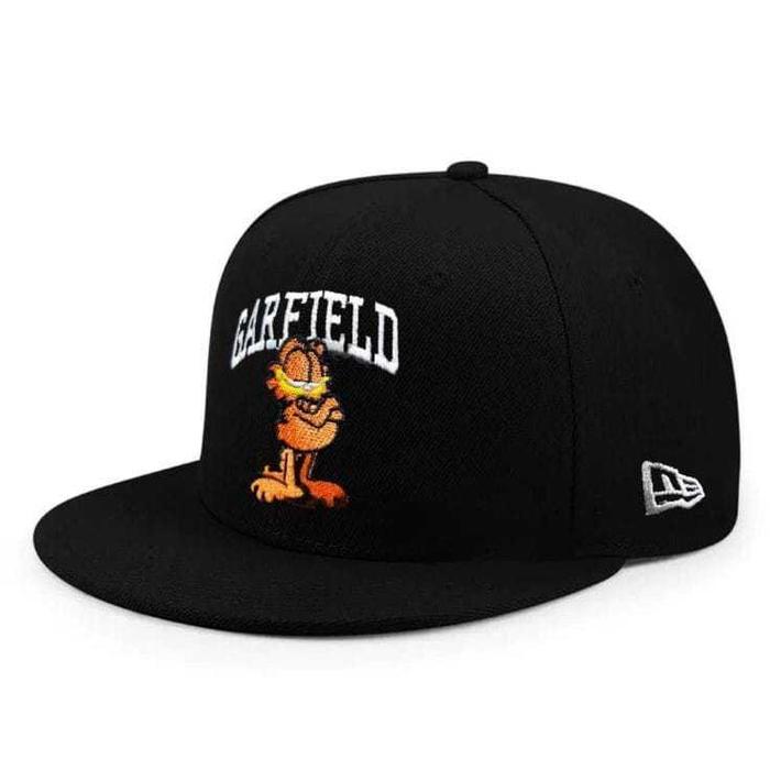Topi Snapback Distro Cap GARFIELD 2025 KARTUN LUCU Terbaru Hat Pria Dan Wanita Kekinian (COD)