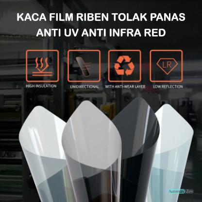 Kaca Film Riben Tolak Panas Anti UV Anti Infrared Mobil Ruangan