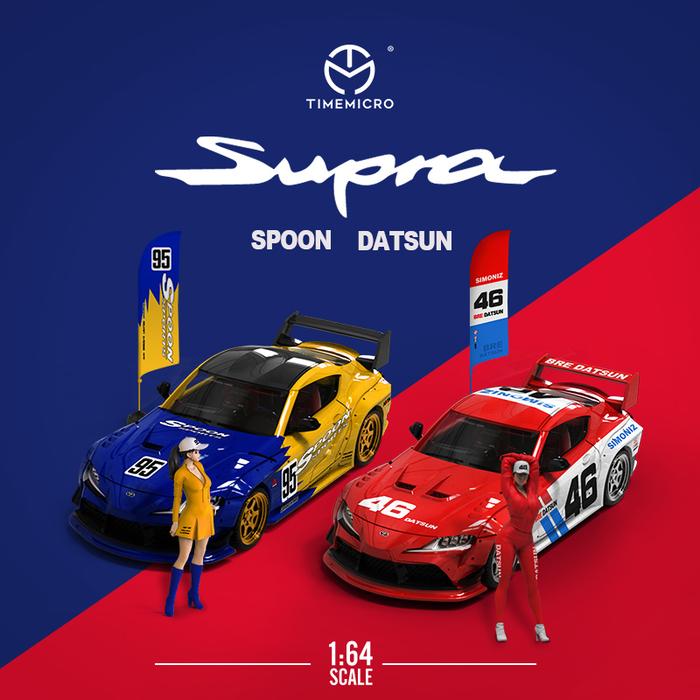 TimeMirco 1:64 Toyota supra Spoon /Datsun Diecast Model Car