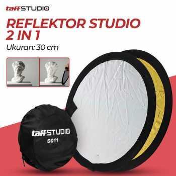 Reflektor Cahaya Fotografi Studio 2in1 Foldable Portable - GO11 Kain Fotografi